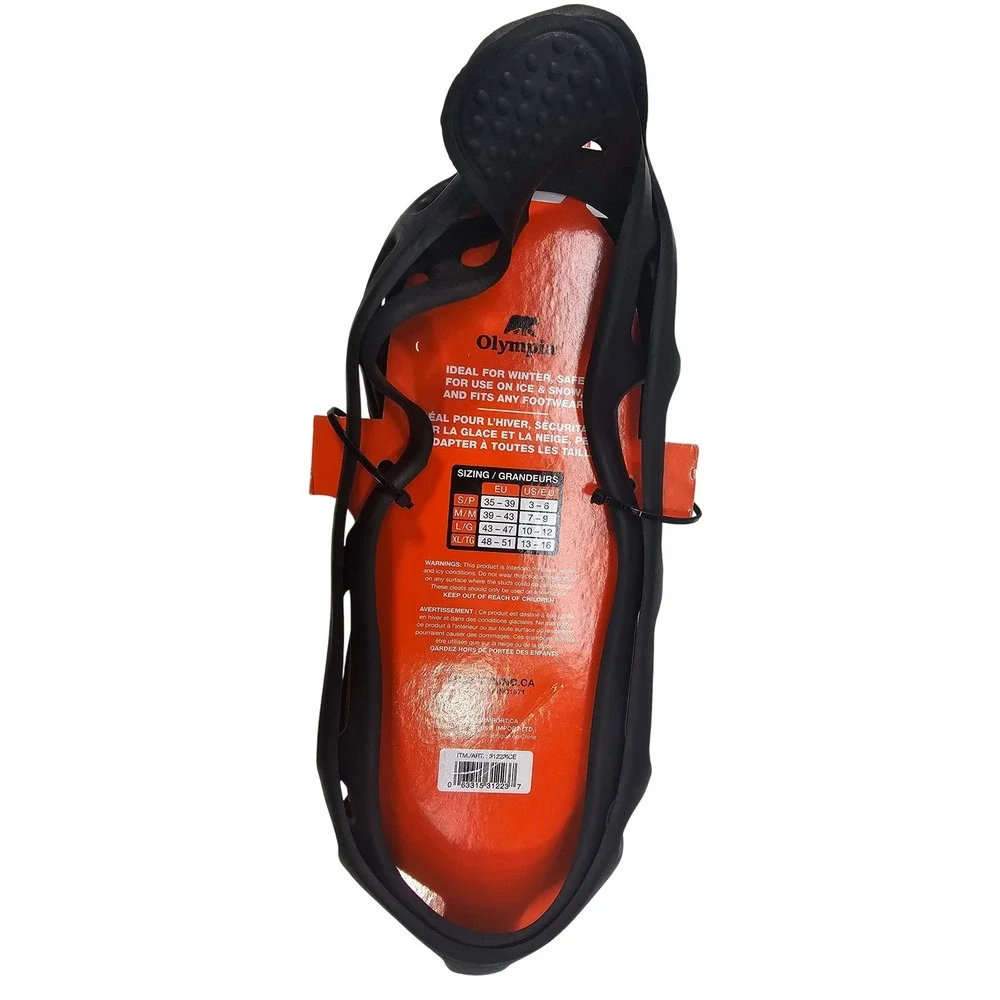 Olympia Ice Cleats Crampons A Glace‎ RobustXJ7 Black XL TG